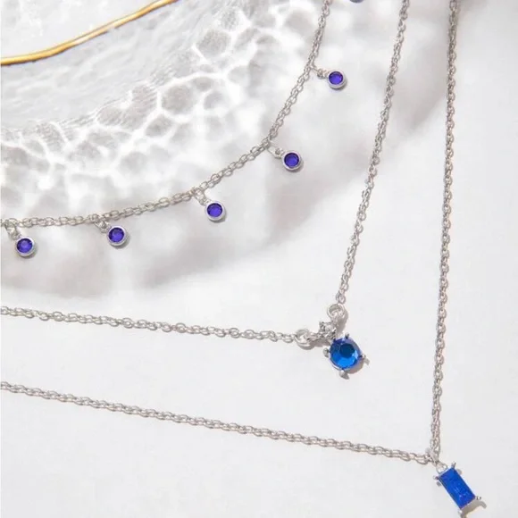 2pcs/set layered Necklace - Picture 3 of 5